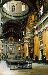 Arq. XVI, Vignola, Jacobo, Iglesia de Ges, interior, crucero y cpula, Roma, 1558-1584