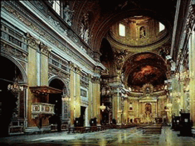 Pin, Vignola, Jacobo, Iglesia de Ges, interior, nave principal, Roma, 1568-1584