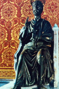 Esc, XVI, Autor desconocido, Estatua de San Pedro