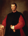 Pin, VI, Tito, Santi di, Retrato postumo de Maquiavelo, Palazo Veccio, Florencia, Italia