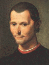 Pin, XVI, Tito, Santi di, Retrato pstumo de Maquiavelo, detalle, Palazo Veccio, Florencia