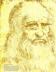Dibujo, XVI, Vinci, Leonardo de, Autorretrato, Boblioteca Real, Turn, 1513