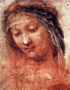 Dibujo, XV-XVI, Vinci, Leonardo da, Estudio de Mujer