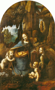 Pin, XV-XVI, Vinci, Leonardo da, La Virgen de las rocas, National Gallery, London, 1492-1508