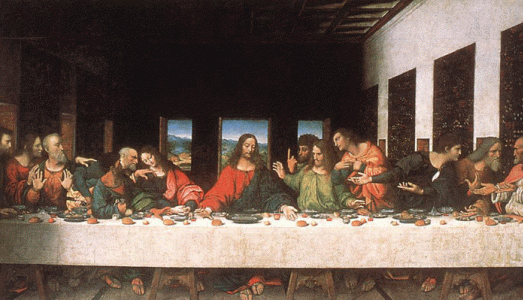 Pin, XV, Vinci, Leonardo da, El Cenculo, Convento de Santa Mara de las Gracias, Miln, 1495-1497