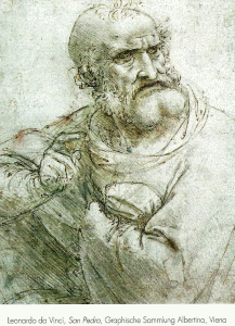 Dibujo, XV-XVI, Vinci, Leonardo da, San Pedro, Graphische Sammlung Albertina, Viena, Austria