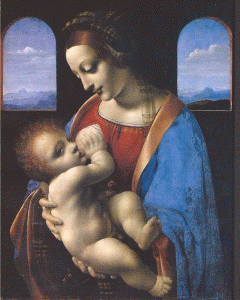 Pin, XV, Vinci, Leonardo da, Madonna Litta, 1460-1491