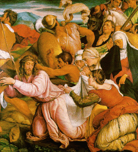 Pin, XVI, Bassano, Jacobo, La subida al Calvario, 1545-1550