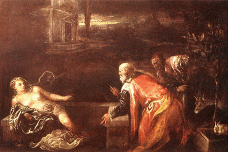 Pin, XVI, Bassano, Jacobo, Susana y los ancianos, 1571