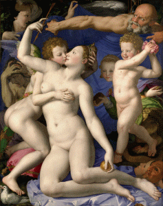 Pin, XVI, Bronzino, Agnolo o Angeo, Descubrimiento de la lujuria, manierismo, National Gallery, London, 1540-1545