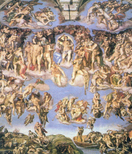Pin, XVI, Buonarroti, M. Angel, Capilla Sixtina, Juicio Final, San Pedro, Vaticano, Roma, 1508-1512