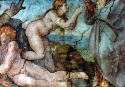 Pin, XVI, Buonarriti, M. Angel, Capilla Sixtina, La creacin de Eva, San Pedro, Vaticano, Roma, 1508-1512
