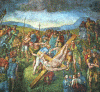 Pin, XVI, Buonarroti, Miguel Angel, La crucifixin de San Pedro, Museos Vaticanos, Vaticano, Roma, Italia, 1545