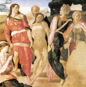 Pin, XVI, Buonarroti, M. Angel, El Santo Entierro, National Gallery, London, 1500
