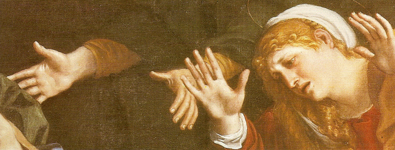 Pin, XVI, Carracci, Annibale, Las tres Maras, detalle, National Gallery, Lodon, 1604