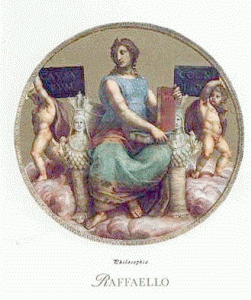 Pin, XVI, Sanzio, Raphael, La Filosofa