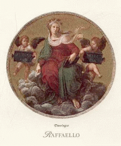 Pin, XVI, Sanzio, Raphael, La Teologa