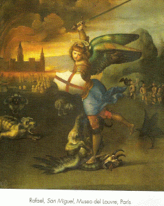 Pin, XVI, Sanzio, Raphael, San Miguel, M. Louvre, Pars