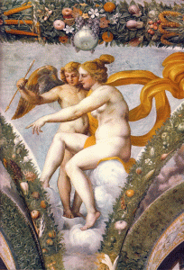 Pin, XVI, Sanzio, Raphael, Venus presenta la humanidad al Amor, 1518