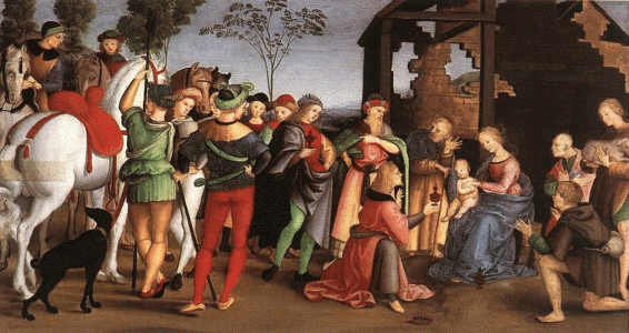 Pin, XVI, Sanzio, Raphael, Adoracin de los Reyes,