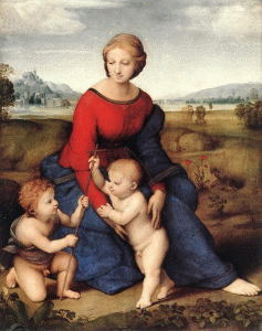 Pin, XVI, Sanzio, Raphael, Virgen con Nio y San Juanito