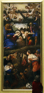 Pin, XVI, Tintoretto o Robusti, Jacopo, Adoracin de los Pastores