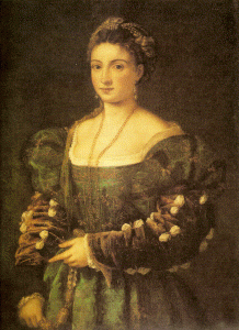 Pin, XVI, Tiziano, Becellio, La Bella, Palazzo Pitti, Florencia, 1536