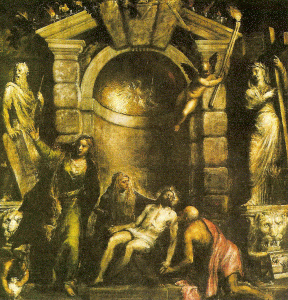 Pin, XVI, Toziano, Becellio, Piedad, Academia de Vecia, 1573-1576