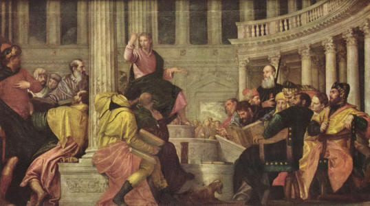 Pin, XVI, Verons, Pablo, Jess discutiendo con los doctores, 1548