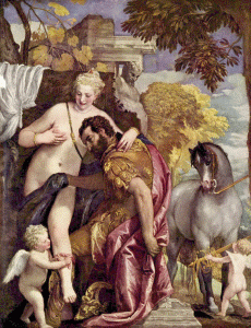 Pin, XVI, Verons, Paolo, Marte y Venus, 1565
