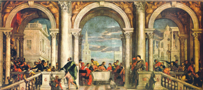 Pin, XVI, Verons, Pablo, Comida en casa de Simn el Fariseo, 1573