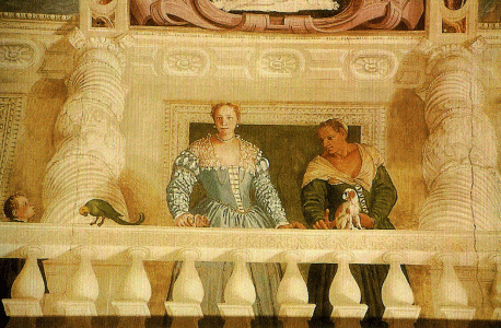 Pin, XVI, Verons, Pablo, Giustina Brbaro y nodriza, Villa Barbaro Maser, Treviso 1561-1562