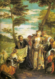 Pin, XVI, Verons, Pablo, Moises salvado de las aguas, M. Prado, Madrid, Espaa, 1570-1575