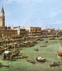 Pin,  XVIII, Canaletto, Giovanni, Antonio, Vista de Venecia, M. de Bellas Artes, Boston, USA