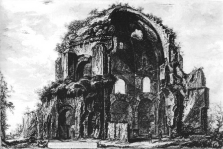 Grabados, XVIII, Piranesi, Giambattista, Veduta di Roma, Templo de Minerva Mdica
