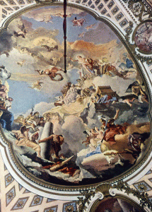 Pin, XVIII, Tiepolo, Giambattista, Bveda de la Saleta del Palacio Real, Madrid
