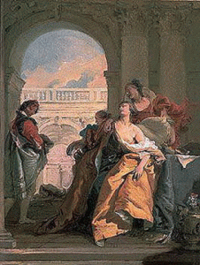 Pin, XVIII, Tiepolo Giambattista, La muerte de Sofonisba, M. Tyssen, Madrid, 1755-1760