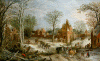 Pin XVII Brueghel El Joven Jan A Winter Landscapee