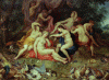 Pin XVII Brueghel El Joven Jan Diana y las ninfas 1620