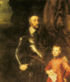 Pin XVII Dyck Anthonis El conde de Arundel y su hijo M Prado Madrid 1636