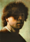 Pin XVII Rembrand Autorretrato 1620