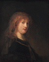 Pin XVII Rembrandt Harmenszoon van Rijn Retrato de Saskia nan Uylenburg Holanda 1635