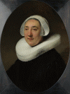 Pin XVII Rembrandt, Harmenszoon van Rijn  Portret van Haesje Holanda 1634
