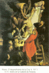 Pin XVII Rubens El descendimiento Cruz Retablo Catedral de Amberes Blgica 1611-1614