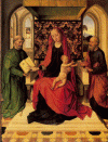 Pin, XV, Bouts, Dierick, La Virgen y el Nio con S. Pedro y Pablo, 1460