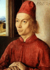 Pin XV Bouts Dierick Retrato de un hombre 1462