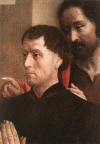 Pin XV Goes Hugo van der Donante y S Juan Bauptista 1478-1480