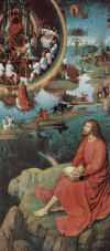 Pin XV Memling H Poliptico se Santa Catalina San Juan Evangelista 1474-1479