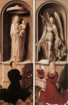 Pin XV Memling Hans Triptico Juicio Final con Donante y Esposa M Pomorskie Polonia 1466-1473