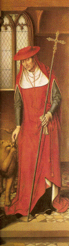 Pin XV Memling Hans Triptico San Girolano Sant Annen M Lubecca Alemania 1491